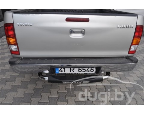 Защита заднего бампера для Hilux.